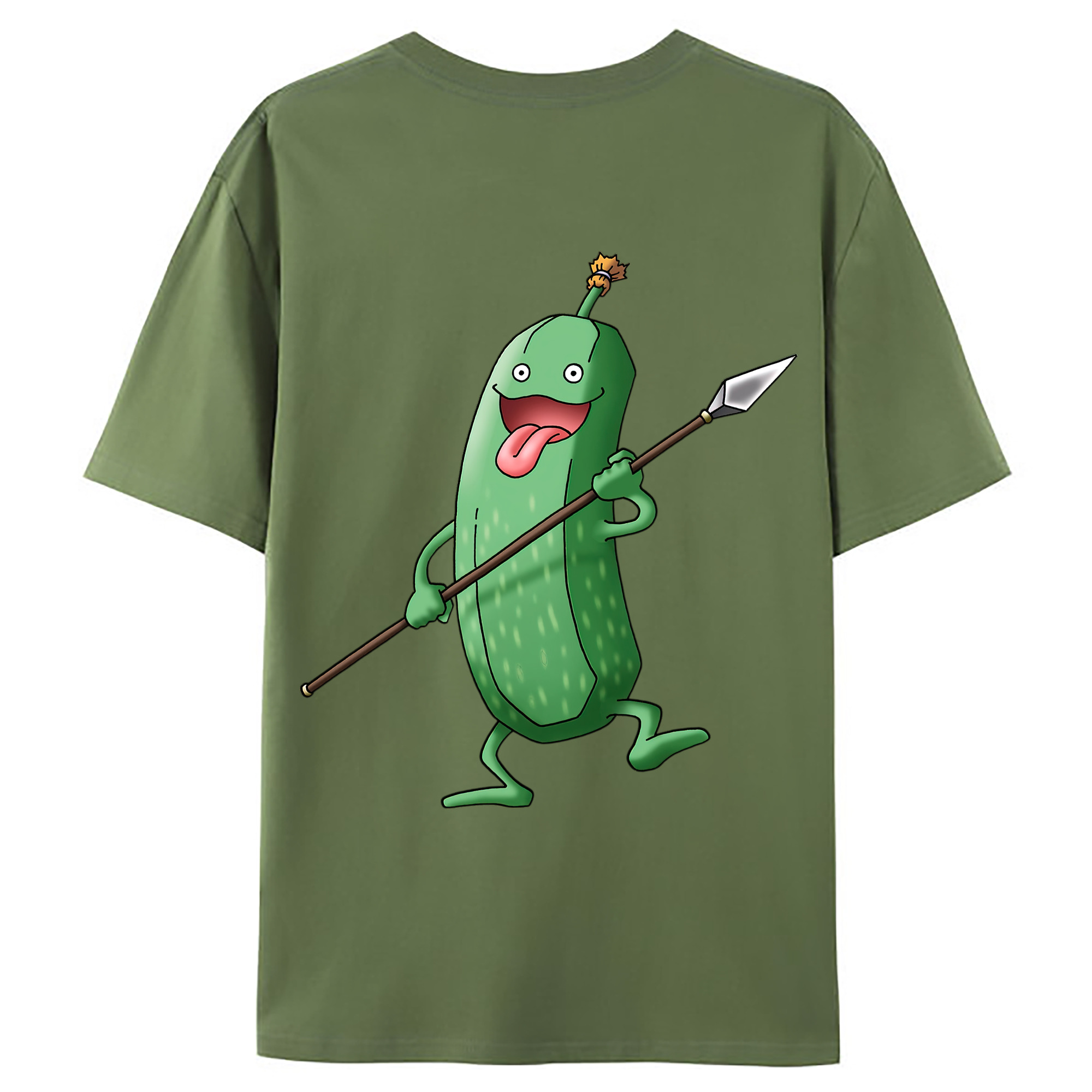 （画像用） ドラゴンクエスト Doragon Kuesuto Dragon Quest 綿100％ メンズ半袖Tシャツ（バックプリント） 通気性